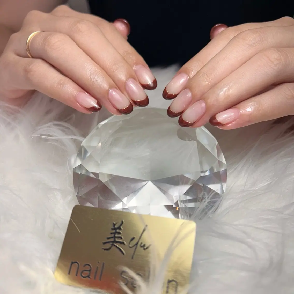 ネイル フレンチネイル 美爪・自爪育成サロン 美elu(ビエル)のネイルデザイン