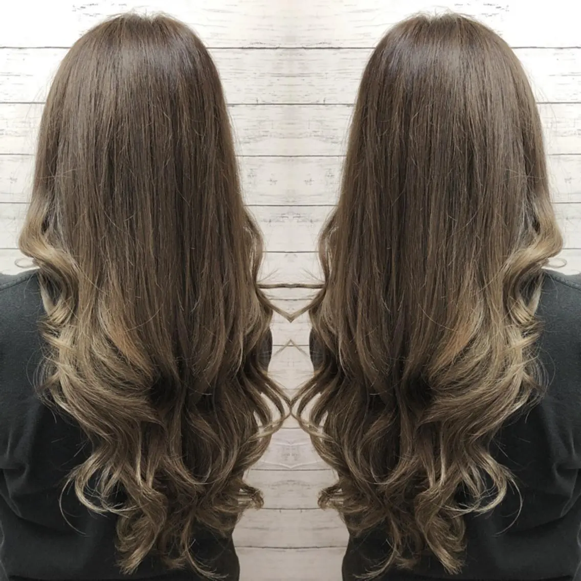 ロング カラー カット ヘアカラー エクステ ヘアセット 韓国ヘア🤍髪質改善 🇰🇷AKANEのヘアスタイル