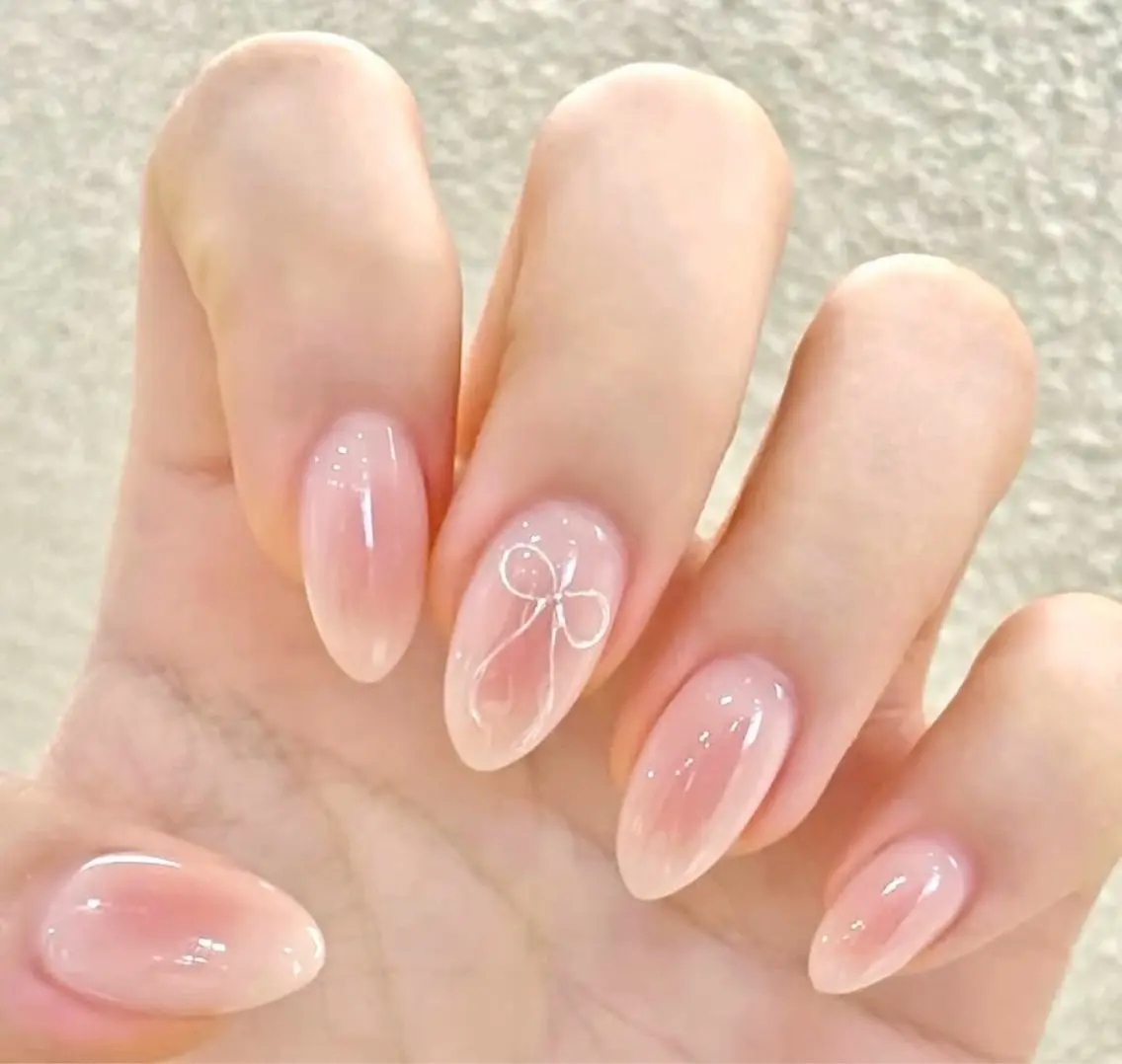 ネイル ハンドネイル H3 Nail Tsuki🦋💙のネイルデザイン