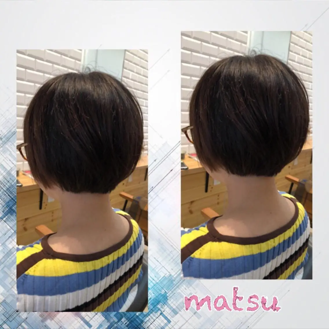 ショート MATSU 🌟個性派カラーのヘアスタイル