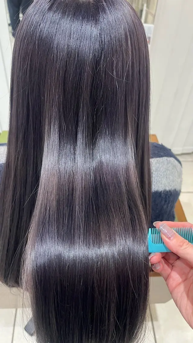 ロング トリートメント ふかや まりかのヘアスタイル