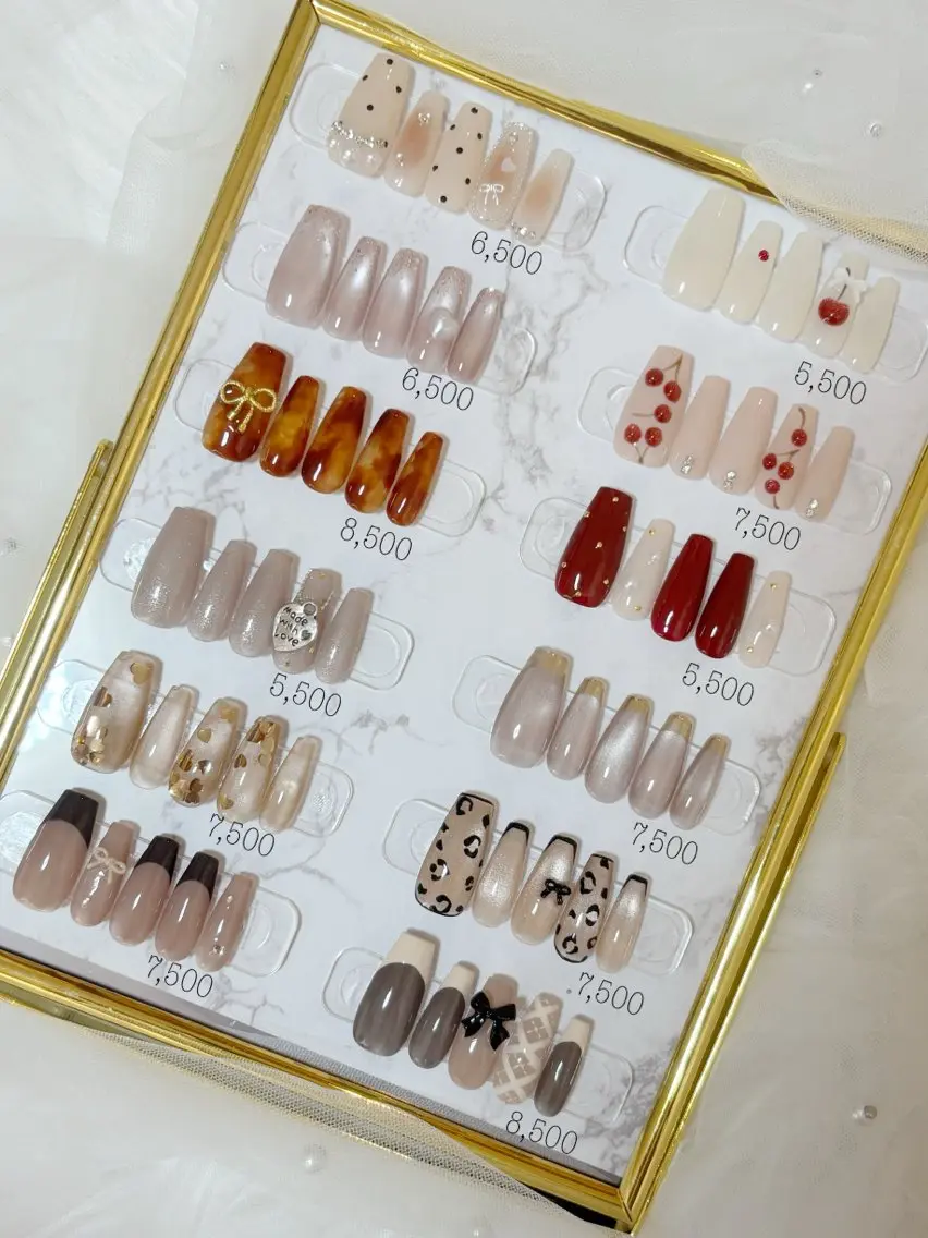 ネイル べっ甲ネイル ボルドー フレンチネイル ジェルネイル 韓国ネイル ハンドネイル YM nailのネイルデザイン