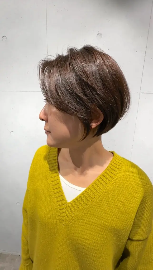 ショート ショートボブ ボブ ショートヘア 伊藤 慎吾のヘアスタイル