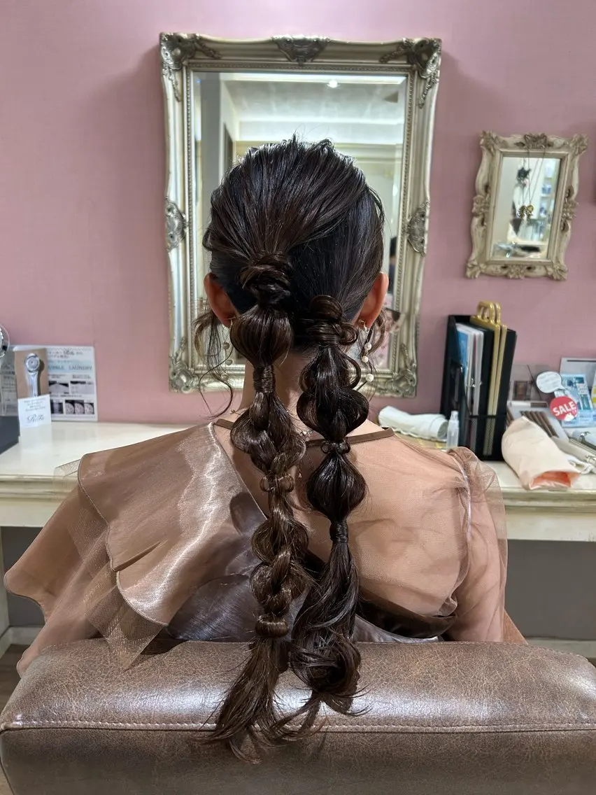 🪞ヘアセット✨の写真