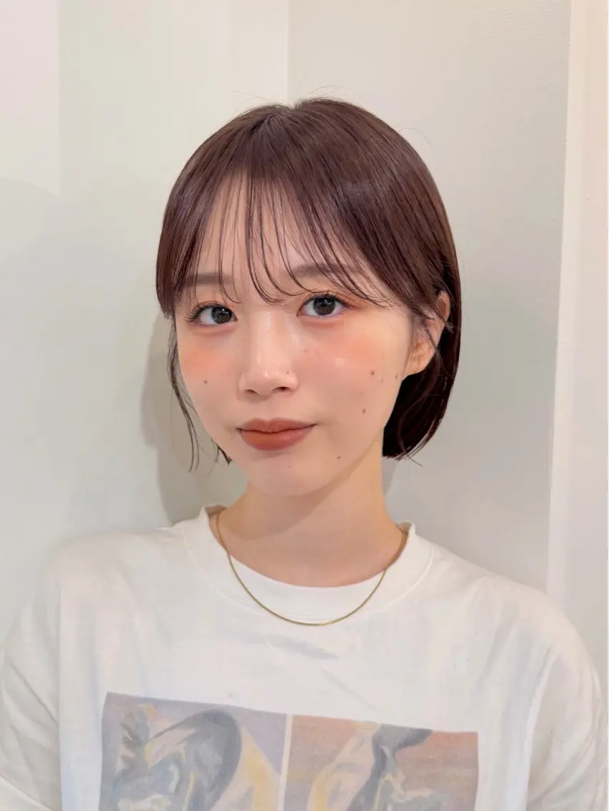 ショート カラー 🥑🫧田實 紗和 ボブ/暖色カラー🩰のヘアスタイル