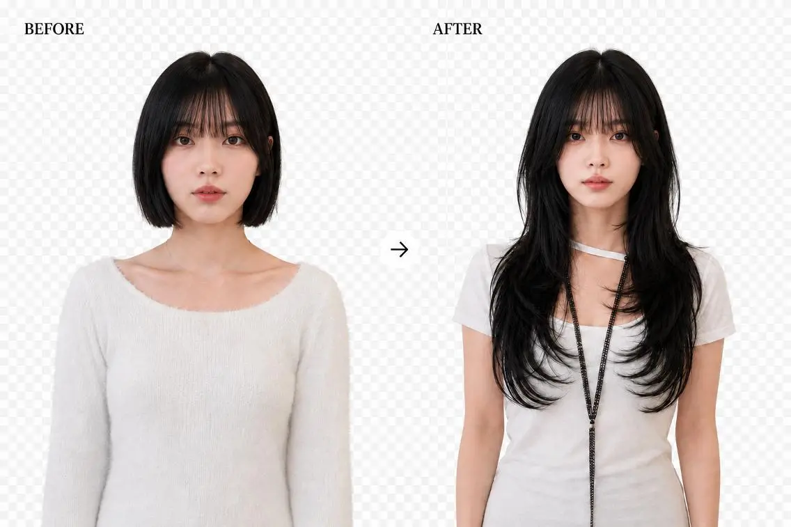 ロング XI-ON NAO /久留米プルエクステのヘアスタイル
