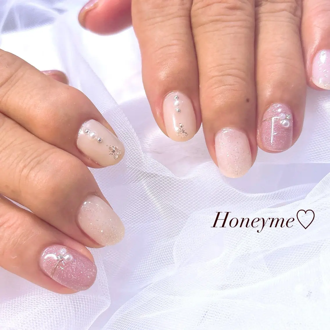 ネイル Honey me ❁⃘*.゚のネイルデザイン