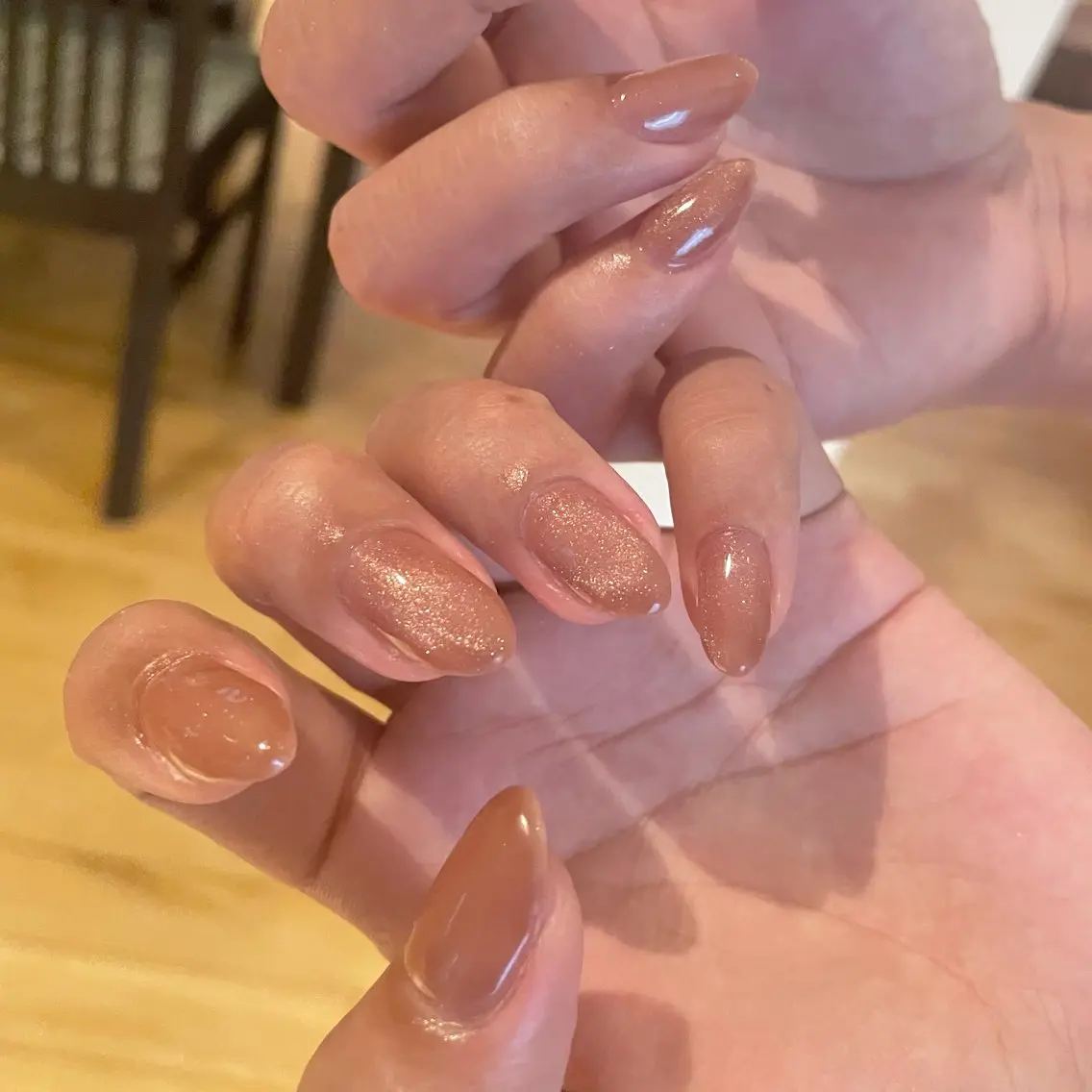 ネイル ジェルネイル マグネットネイル ハンドネイル Nail ヌシん家 AKANEのネイルデザイン