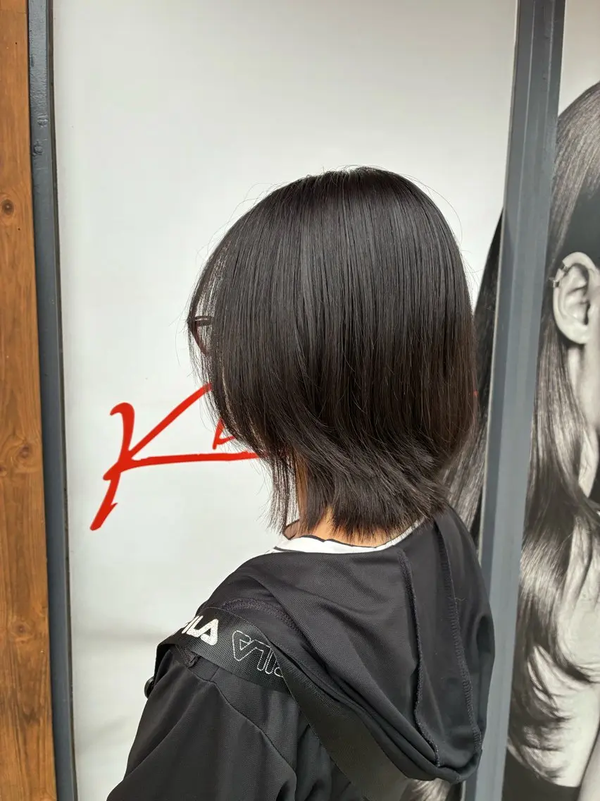 ミディアム ミディアムレイヤー レイヤーカット Kisei中山店 🍊たかはしさな🍊のヘアスタイル