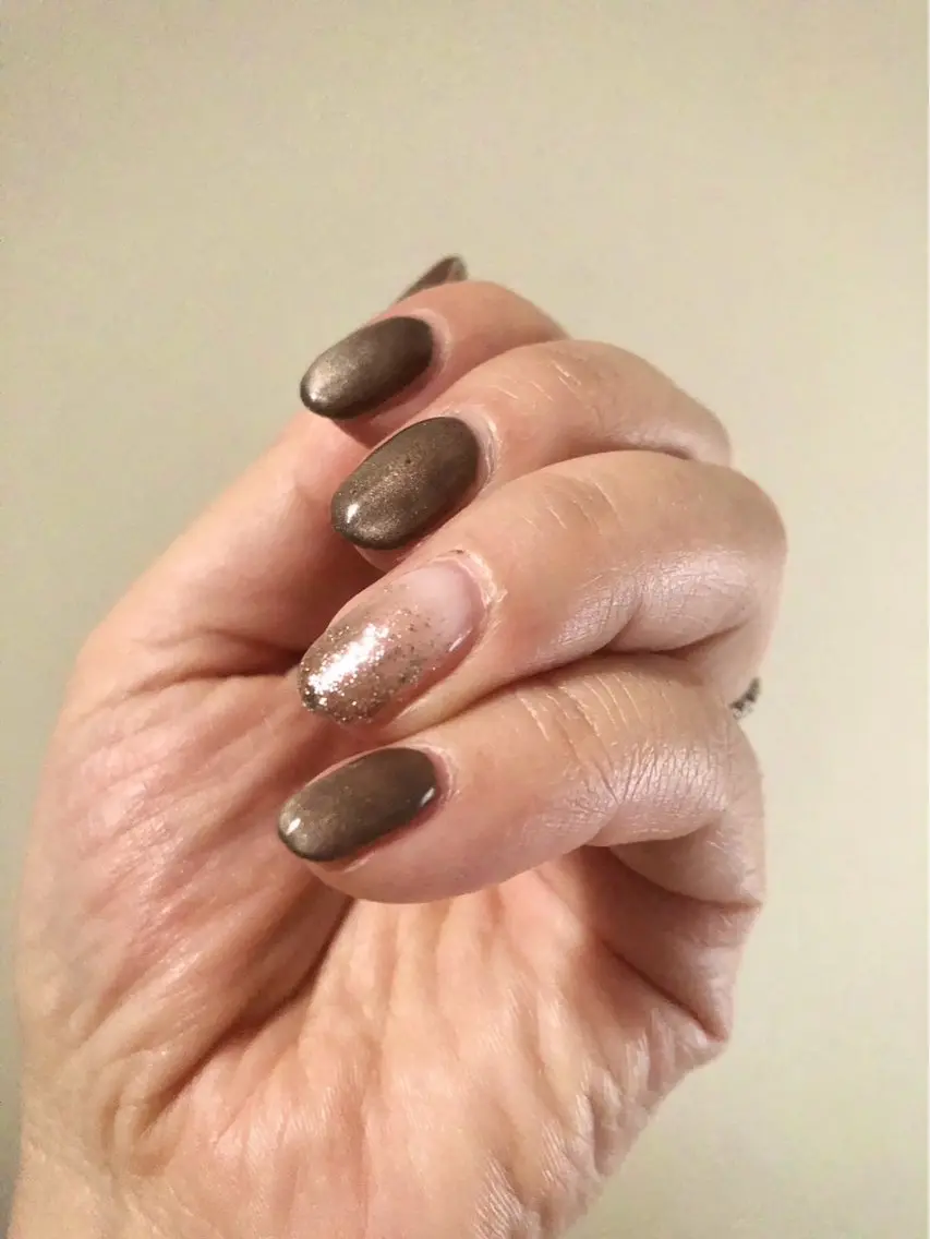 ネイル グラデーション ラメ(グリッター) ラメグラデーション メンズネイル ハンドネイル N nailのネイルデザイン