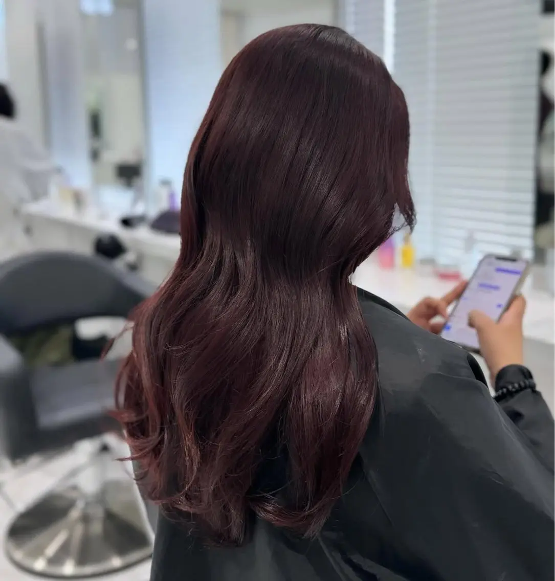 ロング カラー 大人っぽ韓国ヘア 💙yuma💙のヘアスタイル
