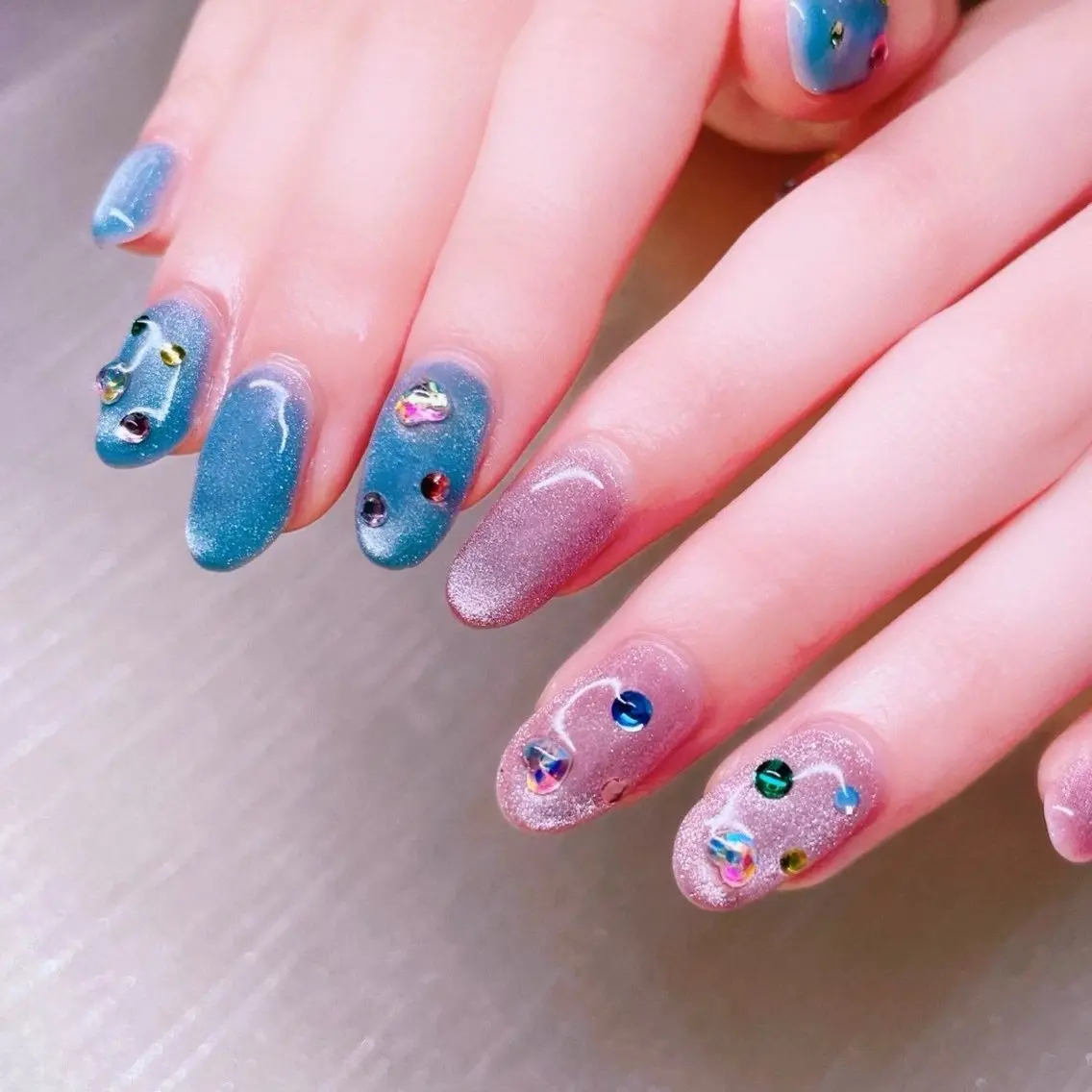 ネイル 長さ出し ハンドネイル Nailist suzuのネイルデザイン