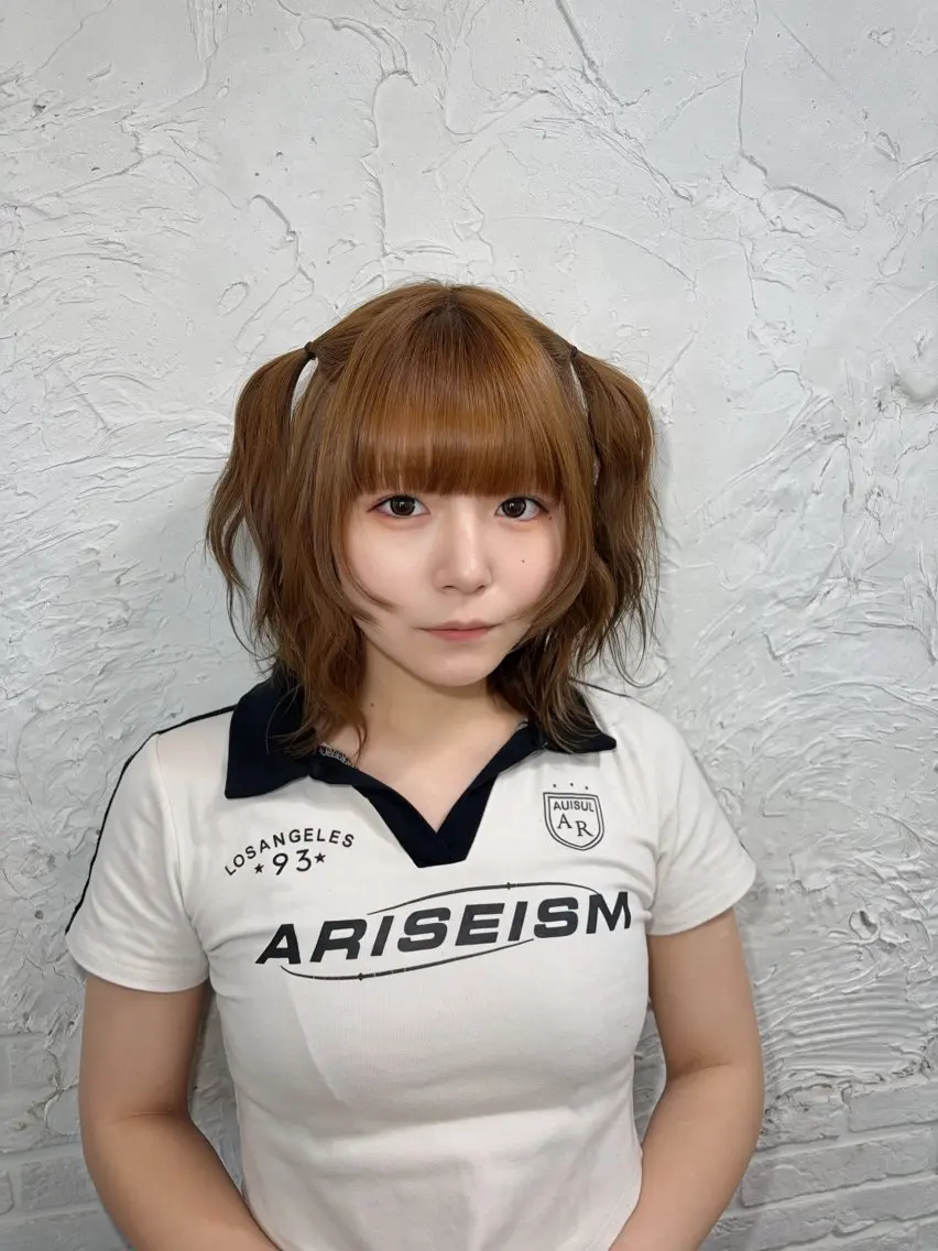 ミディアム ヘアカラー トリートメント girly/ヘア メイクMitsukiのヘアスタイル