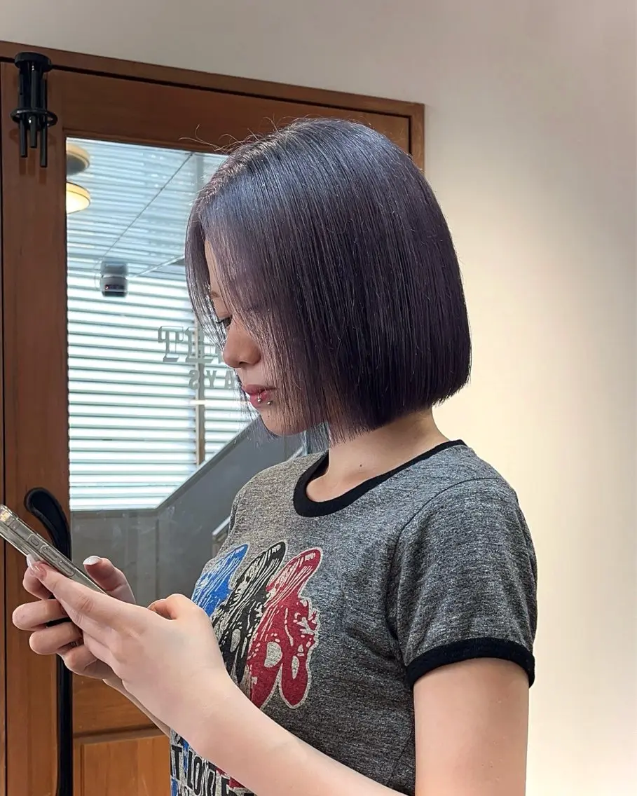カラー カット ヘアカラー satone 🩵のヘアスタイル
