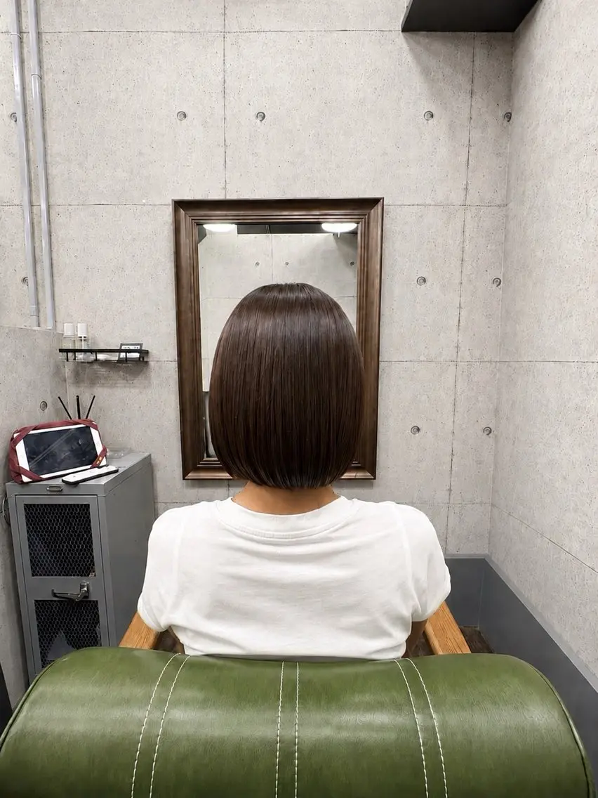 ミディアム カラー 藤尾 僚平のヘアスタイル