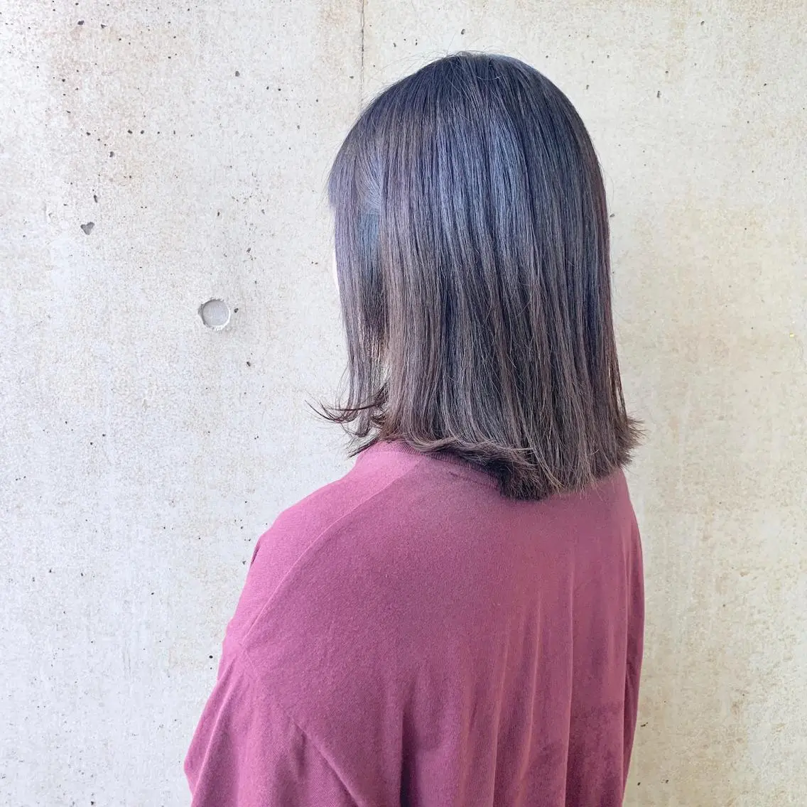ミディアム ボブ 外ハネヘア 二宮 早智子のヘアスタイル