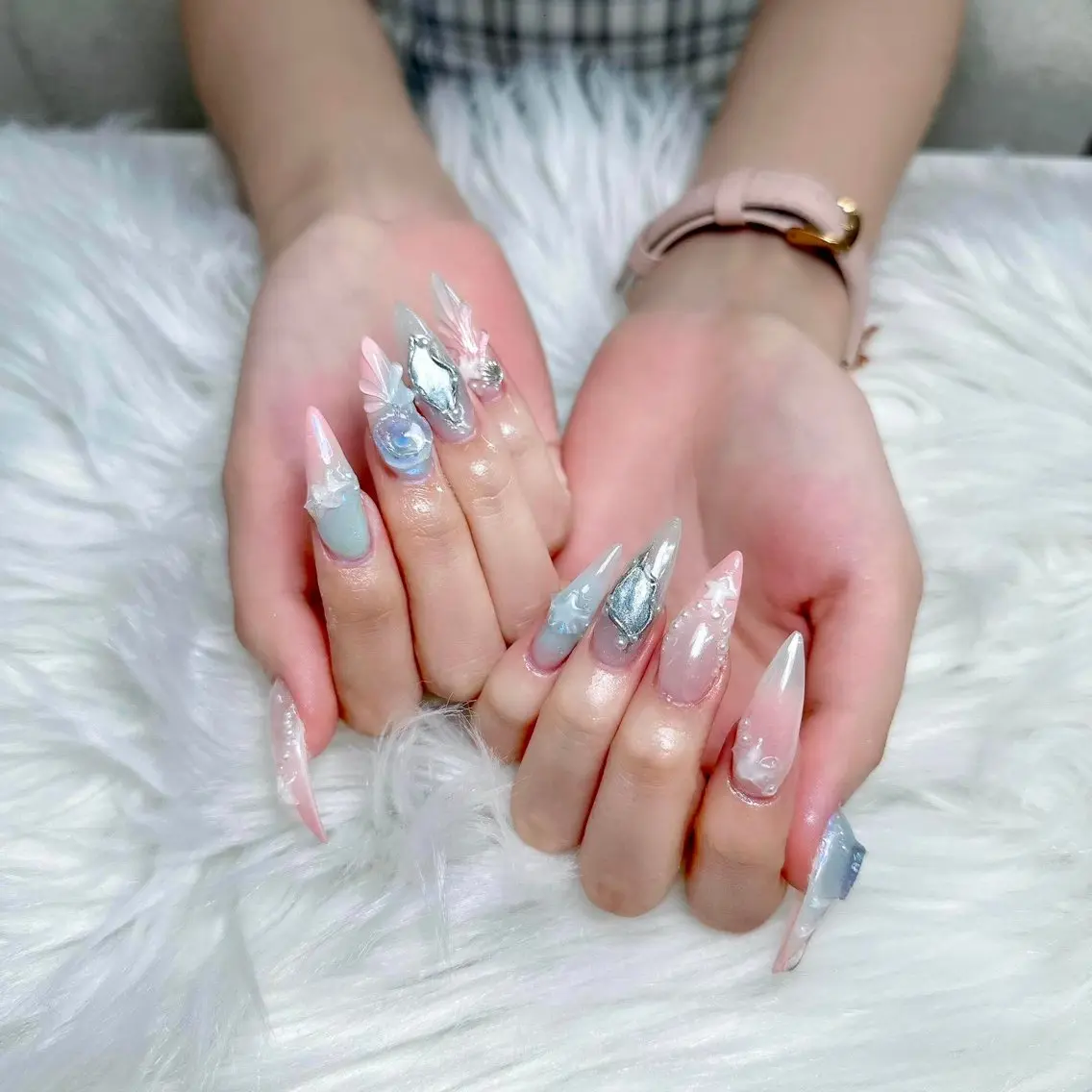 ネイル アートネイル 持ち込み ハンドネイル ハンドケア Dyo Nailのネイルデザイン