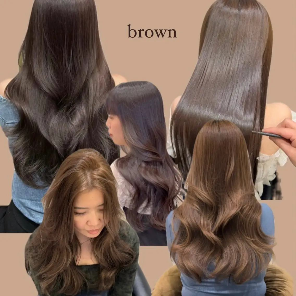 💓ミニモ限定💓ショコラカラー専用💁‍♀️カット+カラー+外部補修トリートメント🫧の写真
