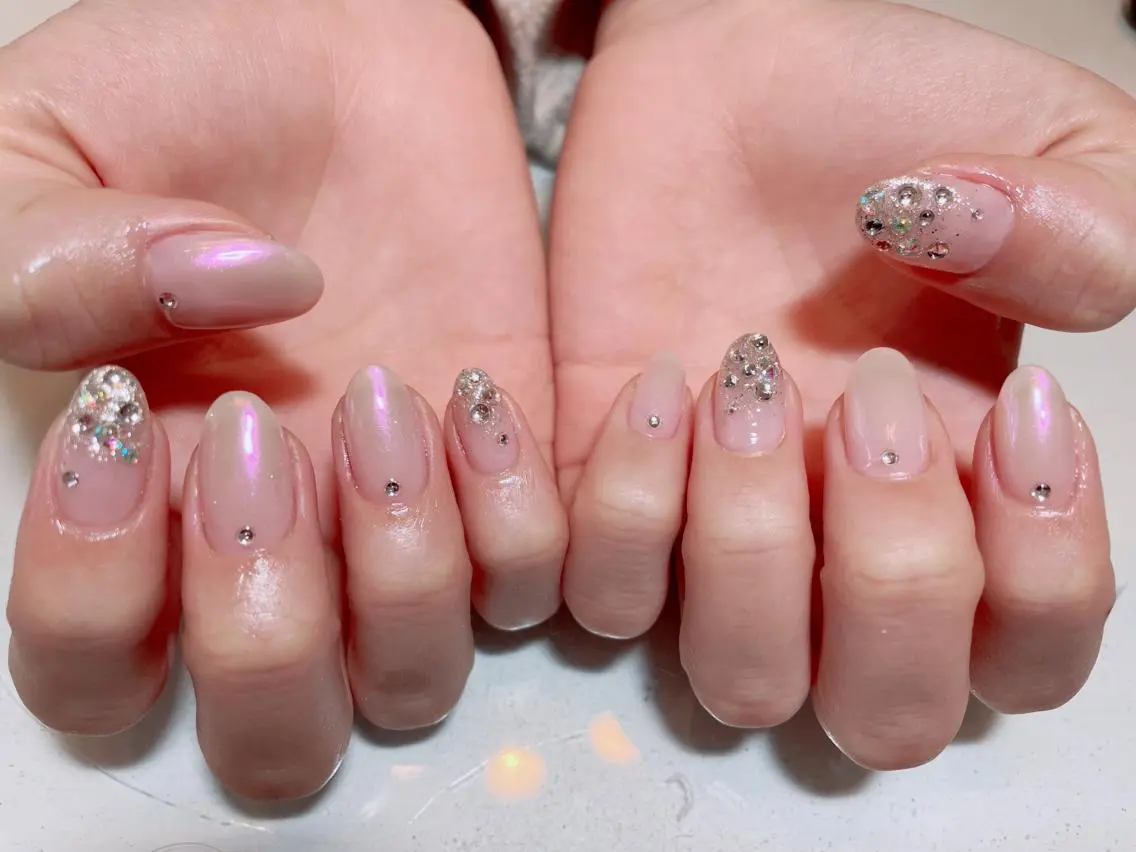 ネイル ジェルネイル マットネイル ミラーネイル ニュアンスネイル オフィスネイル ハンドネイル nail salon ラピスラズリのネイルデザイン