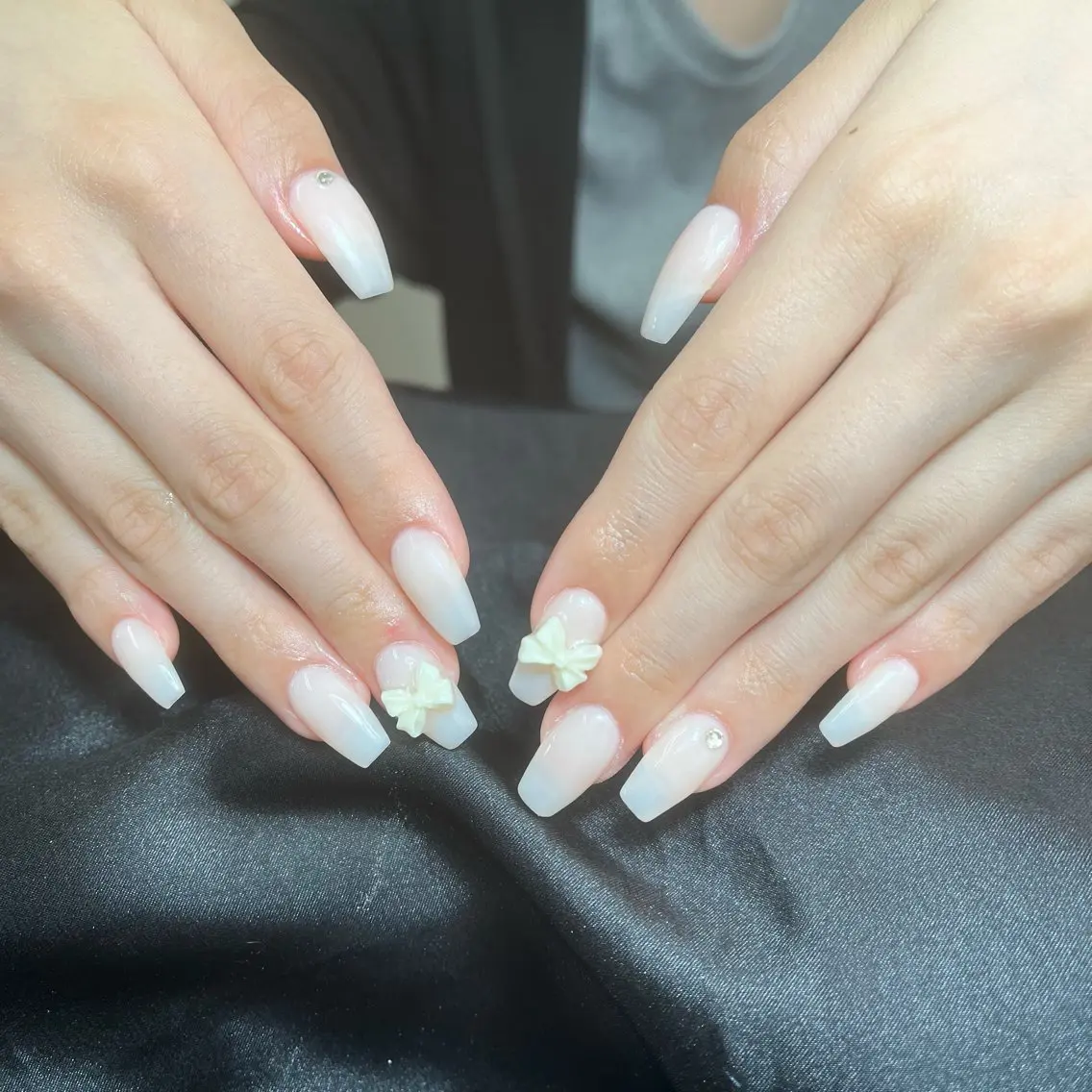 ネイル チークネイル 桜ネイル 長さ出し フットネイル ジェルネイル ハンドネイル Maika's nailのネイルデザイン