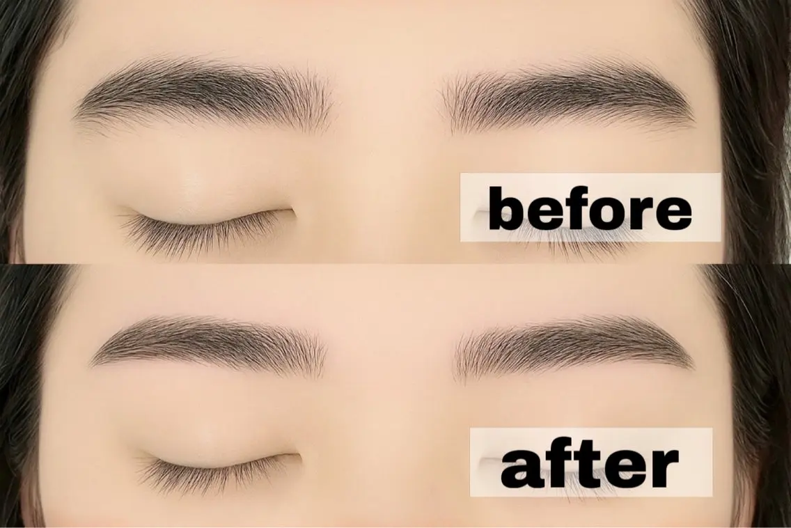 アイブロウ ワックス脱毛 eyelist 大垣のマツエク・マツパデザイン