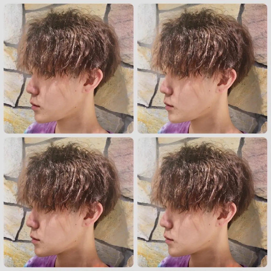 パーマ メンズ カット パーマ トリートメント ヘアセット ✨髪質改善特化サロン ✨グシユキヤ✨のヘアスタイル