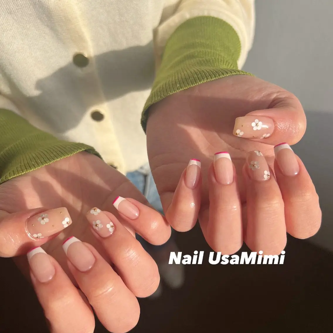 ネイル ジェルネイル 韓国ネイル マグネットネイル 持ち込み ワンカラーネイル 本町NailUsa Mimi RIKOのネイルデザイン