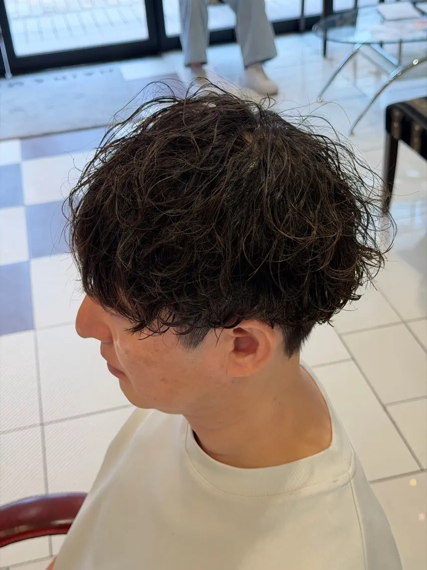パーマ メンズ カット パーマ メンズ特化/竹の塚 オザキ コウセイのヘアスタイル