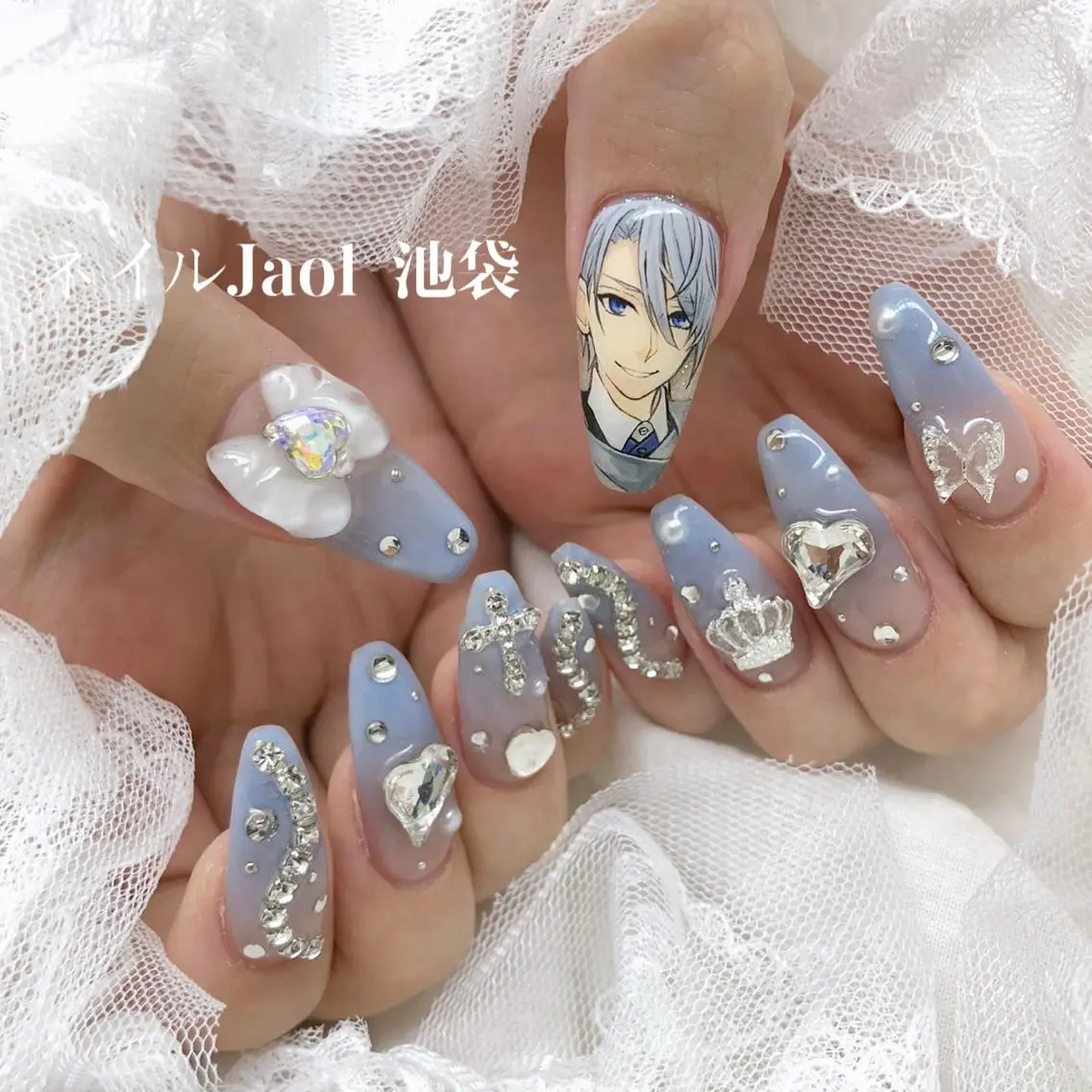 ロング ネイルJaol 池袋のネイルデザイン