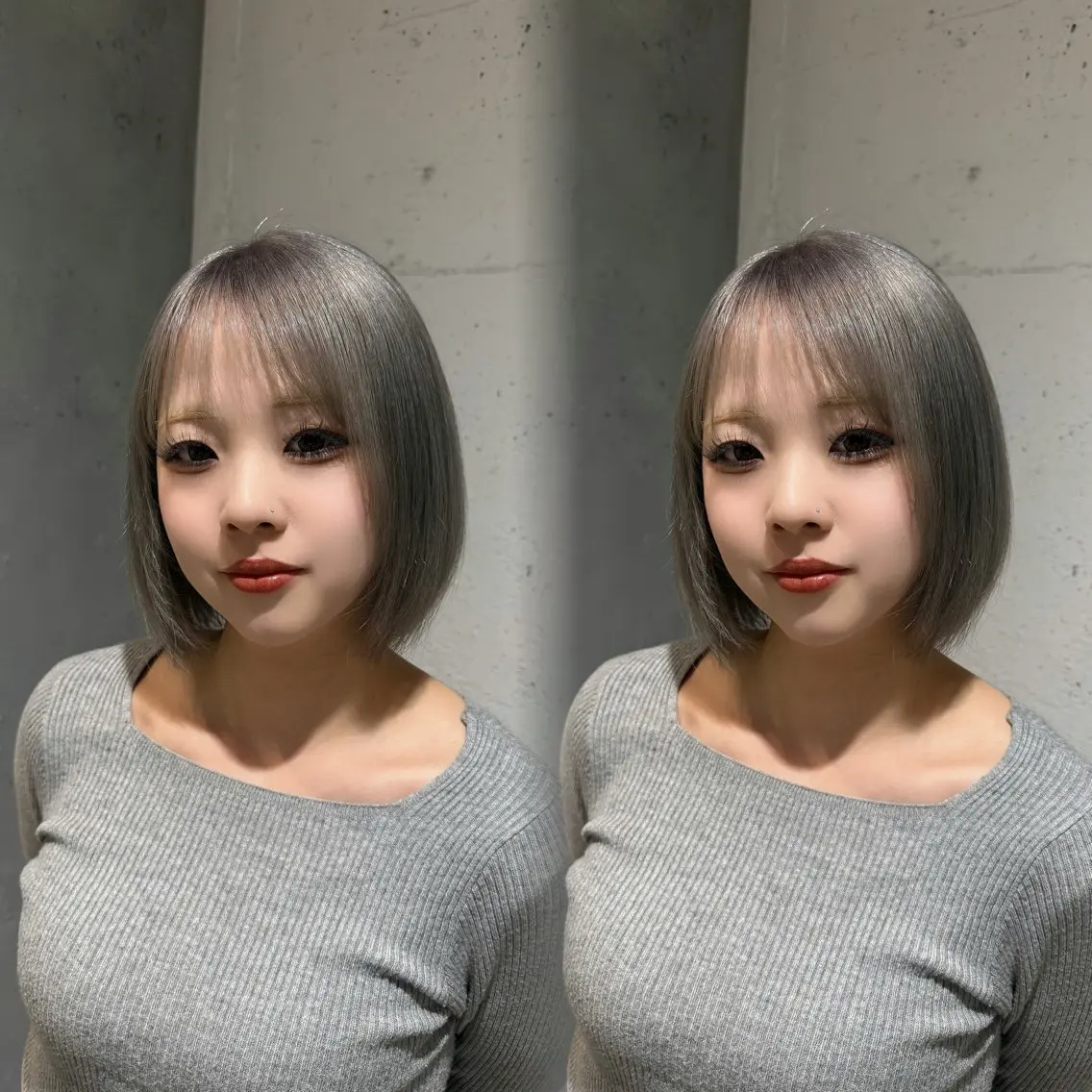 ショート カラー ブリーチ シルバー ホワイトシルバー カット ヘアカラー トリートメント 髪質改善/縮毛矯正 レイヤー/松川匠のヘアスタイル