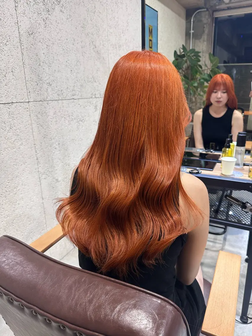 セミロング 顔まわりレイヤー 韓国風ヘア レイヤーカット ローレイヤー 縮毛矯正 カット ヘアカラー トリートメント 【必ず似合わせます】 川口航平のヘアスタイル