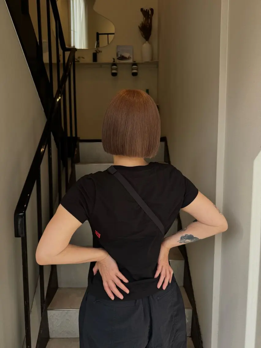 ショート ヘアカラー Yuzu .のヘアスタイル