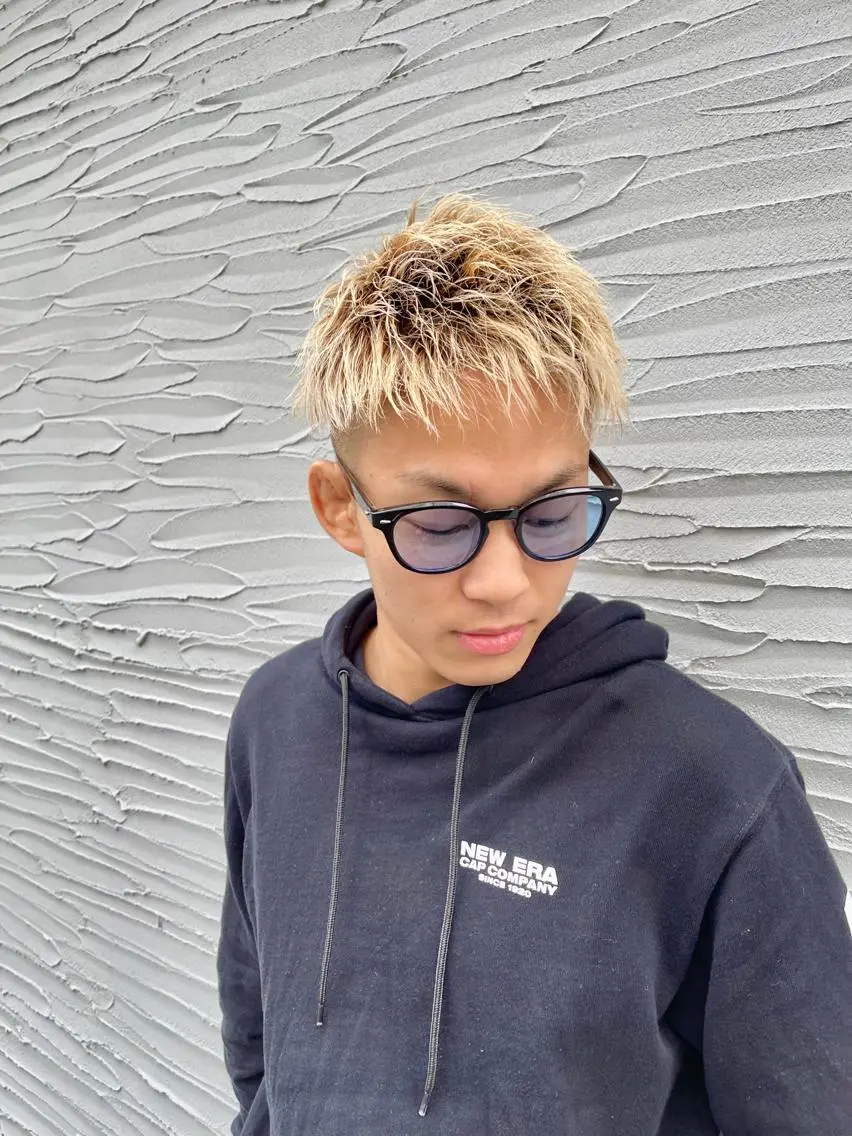 【メンズ限定】カット+カラー✨シャンプー、プチスパ込み⚠️3センチ以上のカットがある方限定の写真