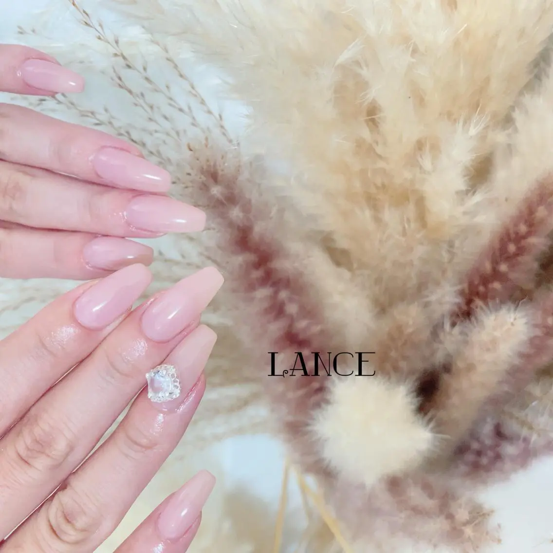 ミディアム ネイル オーロラネイル フットネイル フレンチネイル ミラーネイル ニュアンスネイル Lance nailのネイルデザイン