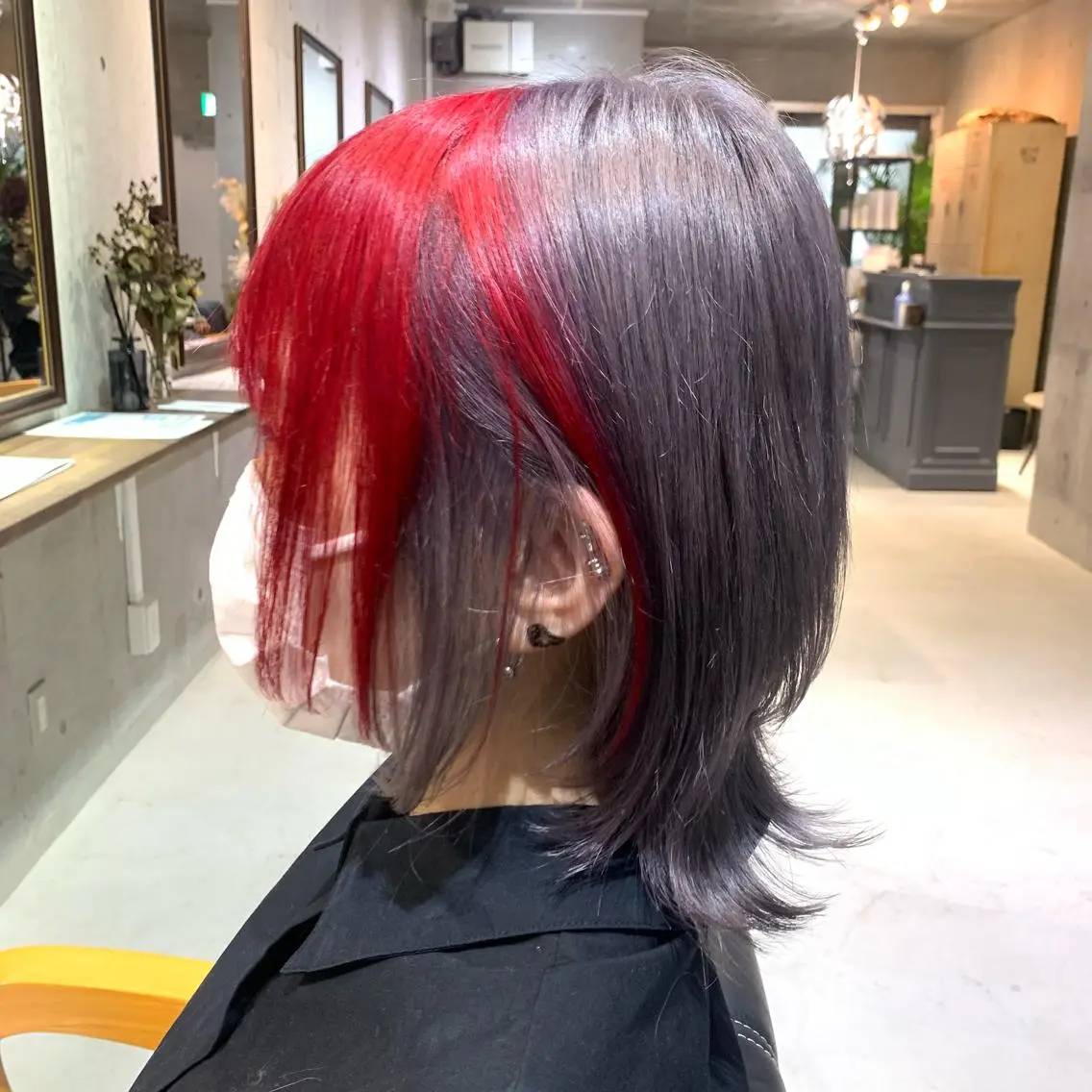 ミディアム 櫻井 なんなのヘアスタイル