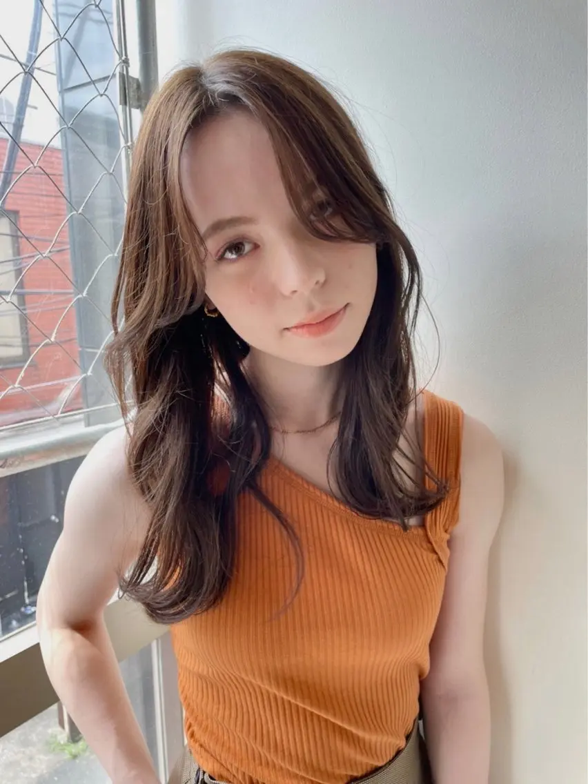 ロング パーマ MION✂️ 似合わせカットのヘアスタイル