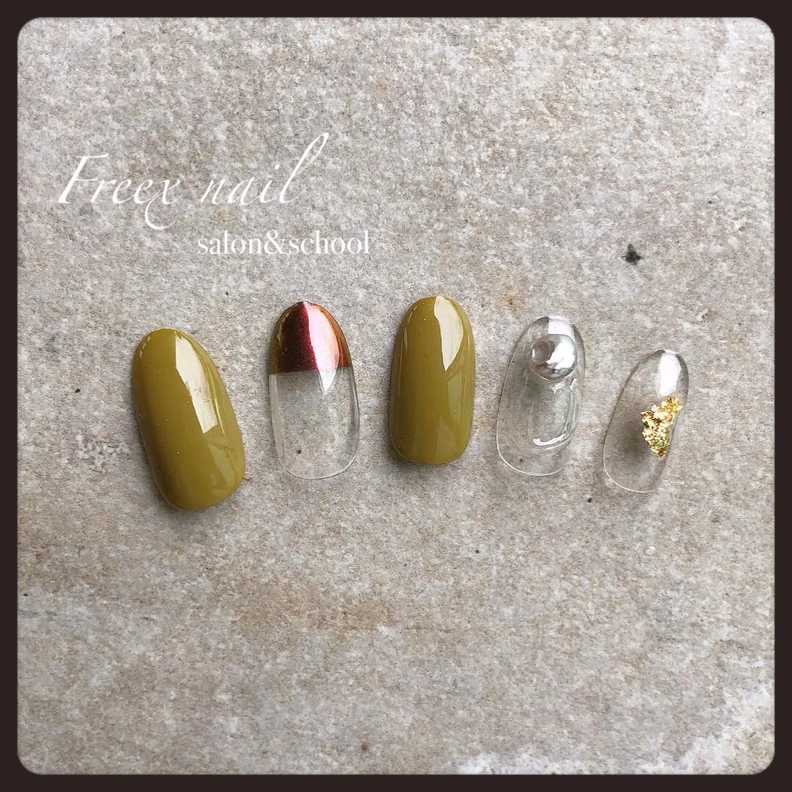 ネイル ピスタチオネイル freex nail /ニュアンス/個性派のネイルデザイン
