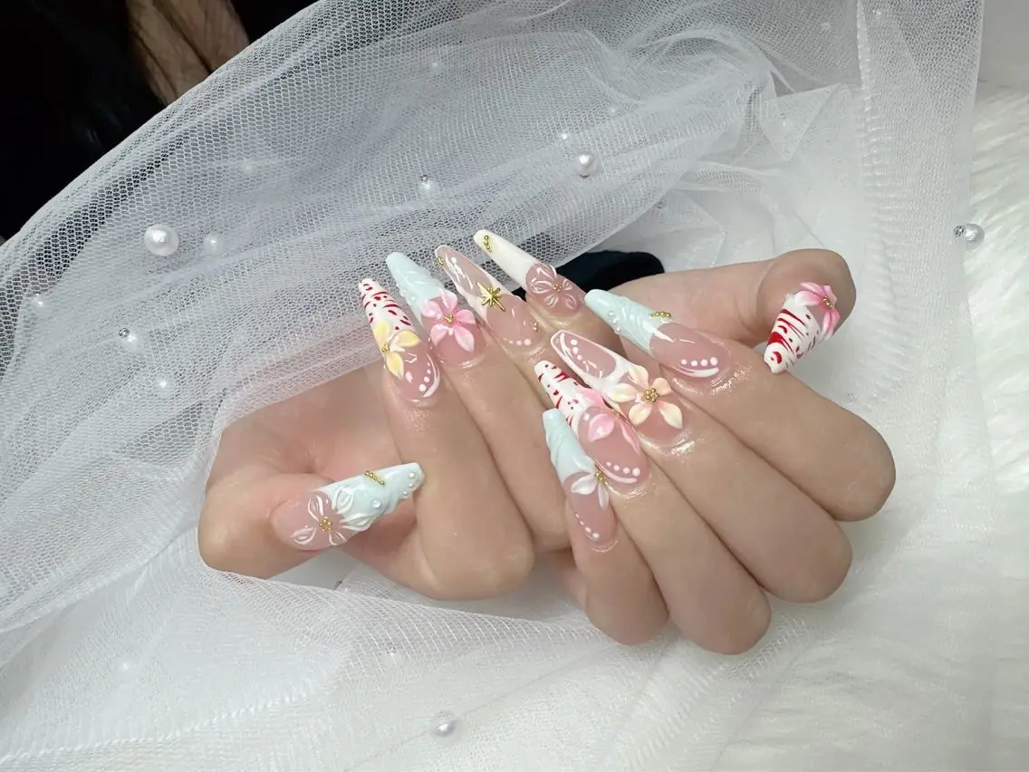 ネイル 韓国ネイル 水色 マグネットネイル ニュアンスネイル オフィスネイル ハンドネイル Hana Rose Nailのネイルデザイン