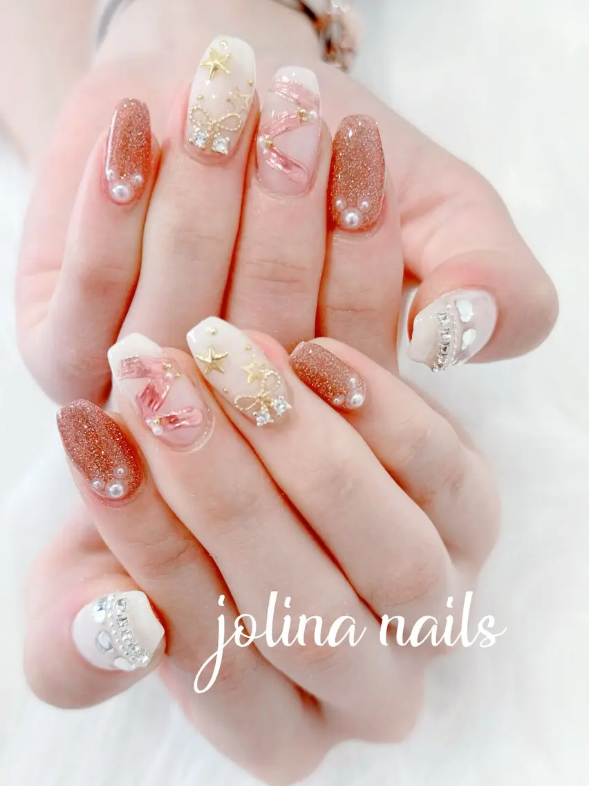 ネイル スカルプネイル ネイルチップ jolina nails鶴見店のネイルデザイン