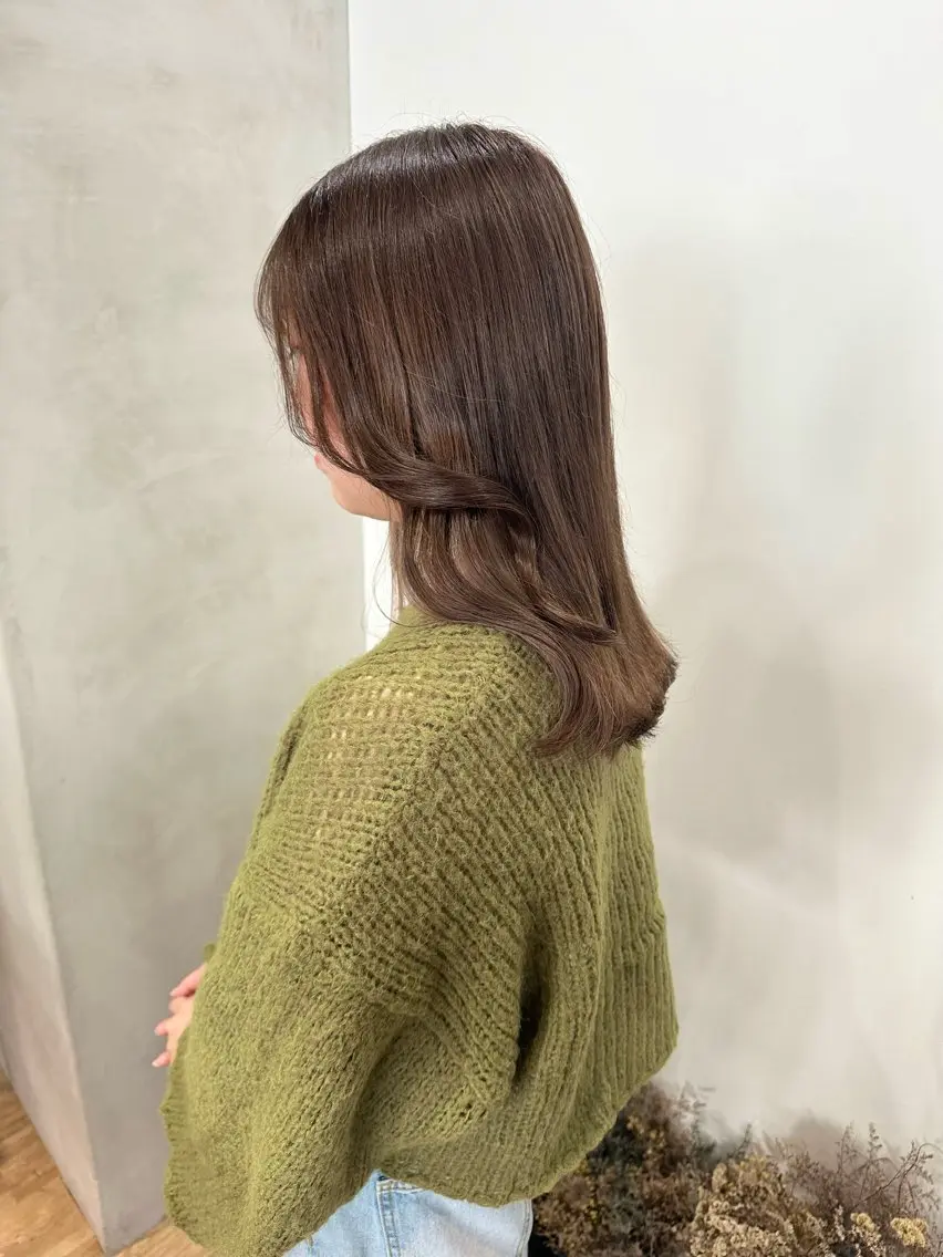 ロング カラー ヘアアレンジ ヘアカラー トリートメント Himawari♡ 柔らかいカラーのヘアスタイル