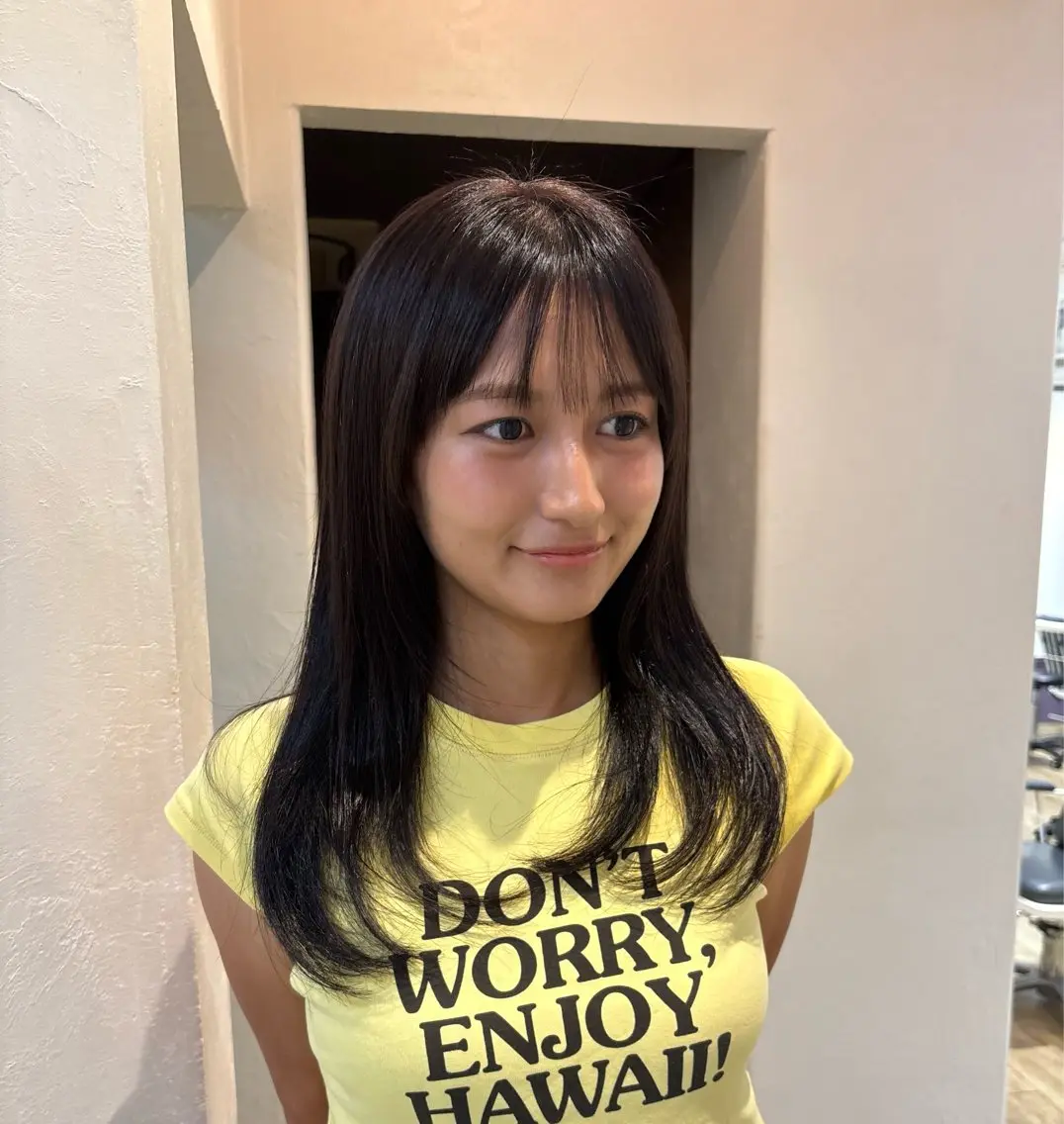 カラー ヘアカラー 荒木 美咲のヘアスタイル