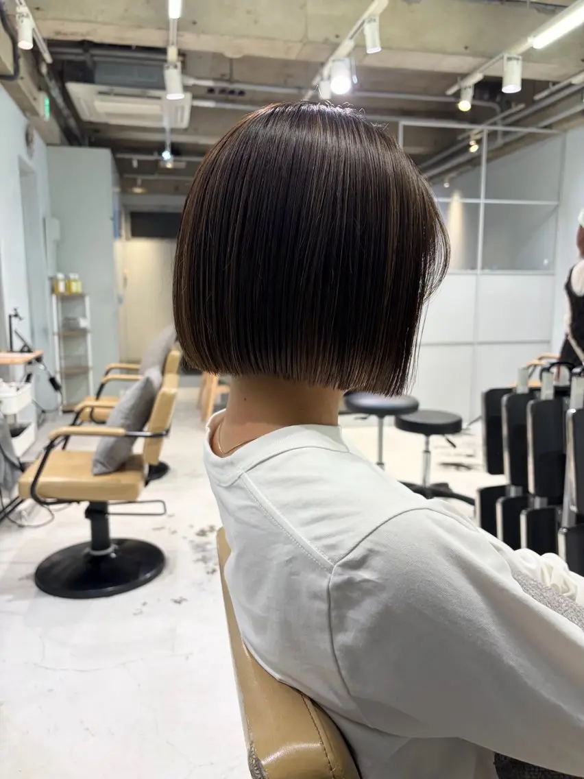 【人気メニュー☆透明感◎】カット+カラー+ハイライト(白髪ぼかし可)/田町の写真