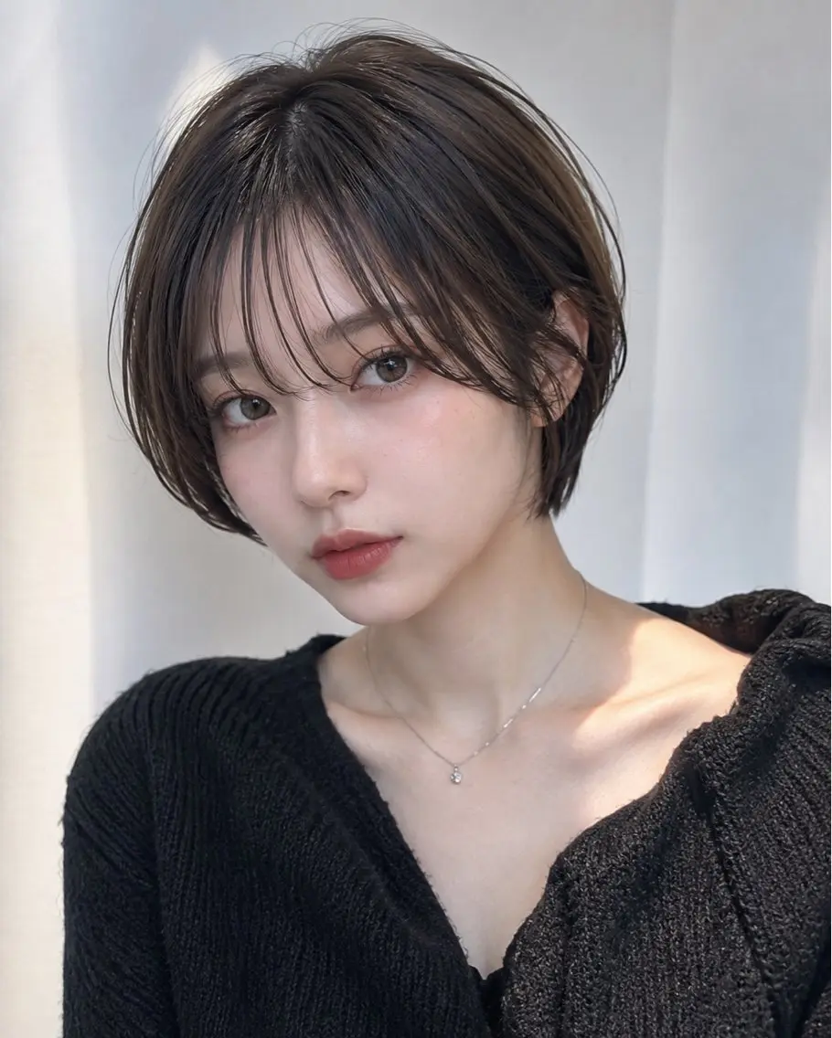 ショート 銀座/レイヤー Hazuki🪽のヘアスタイル