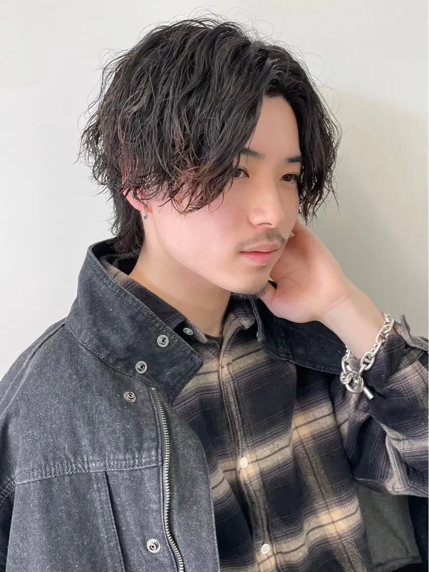 ミディアム カット パーマ パーマ職人⭐ KAZUのヘアスタイル