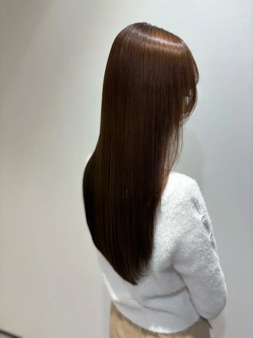 ロング 縮毛矯正 トリートメント 🍀失敗しない 縮毛矯正熊谷竜馬🍀のヘアスタイル