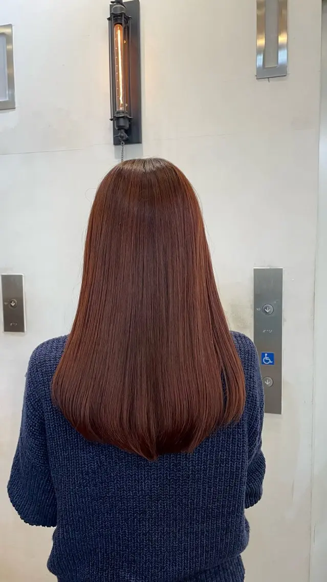 ロング 坂本菜摘 |レイヤーカットのヘアスタイル