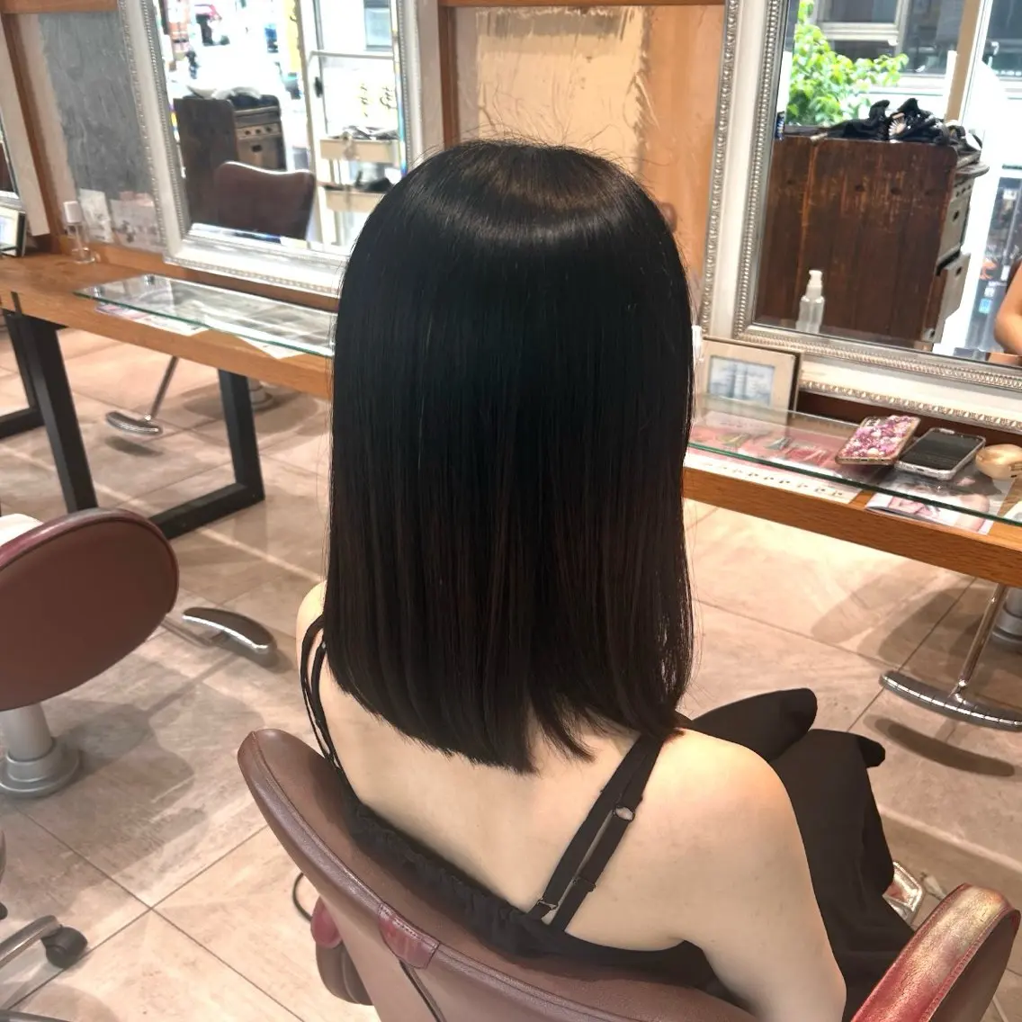 セミロング カット 🦋ヘアメ・似合わせ HIBIKIのヘアスタイル