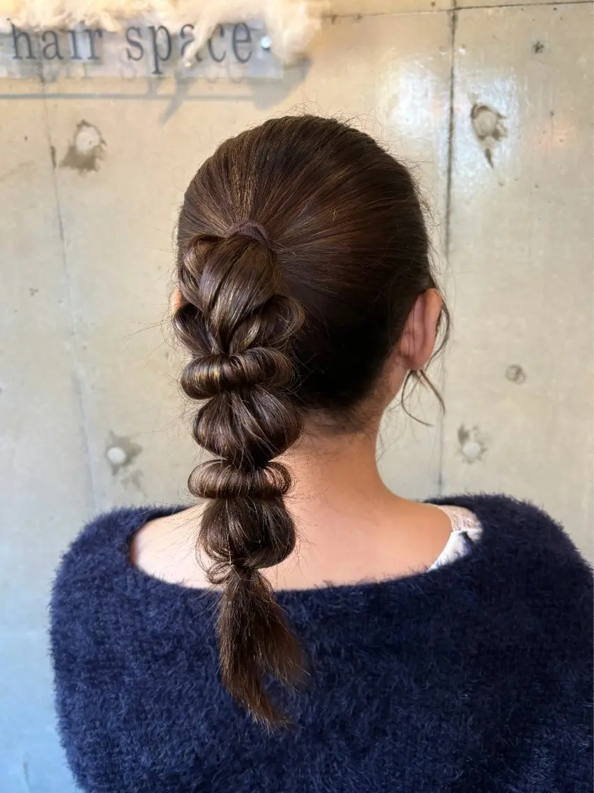 ヘアアレンジ ポニーテール natsumi 🌷のヘアスタイル