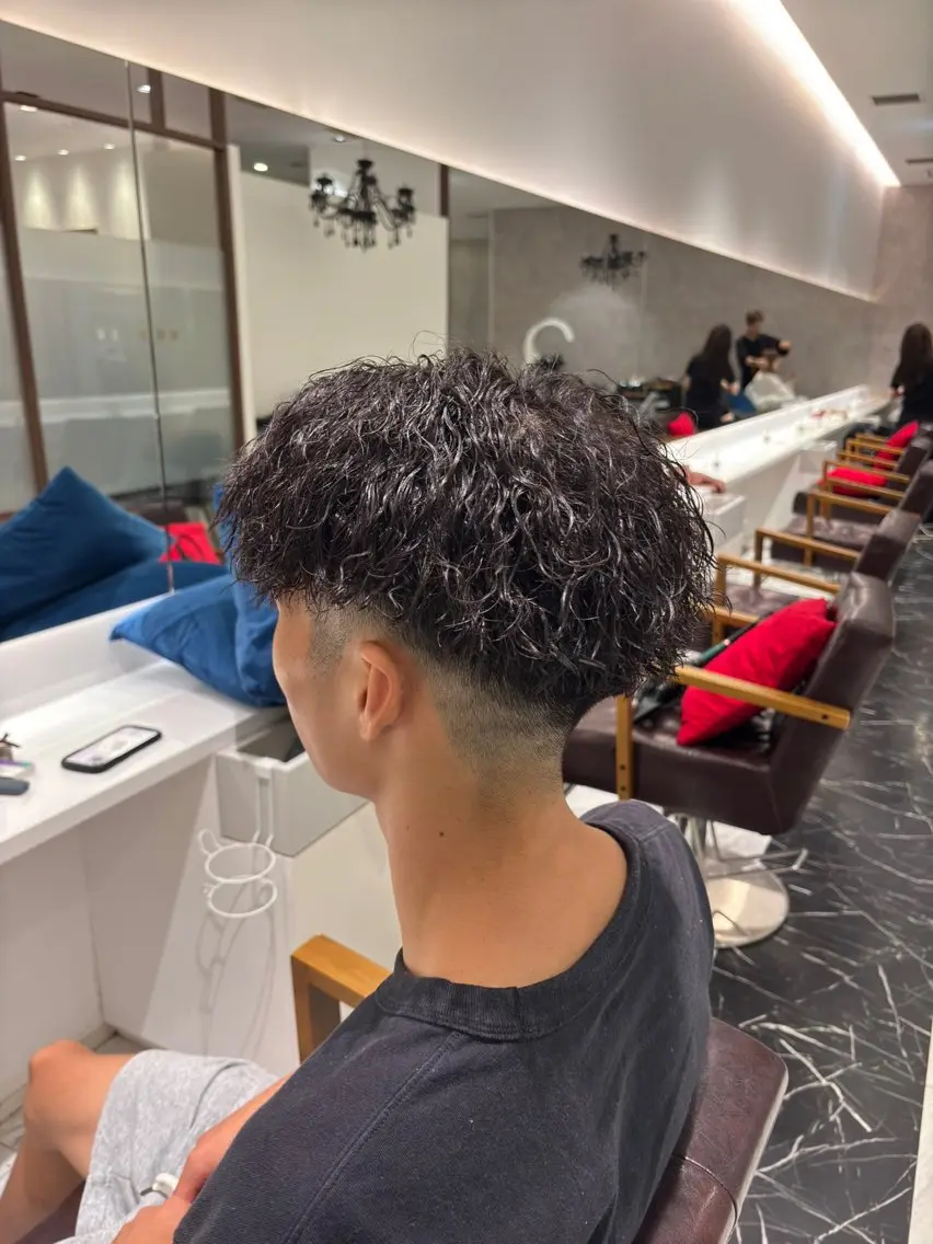 メンズ メンズパーマ カット パーマ 常原悠希 メンズ特化のヘアスタイル