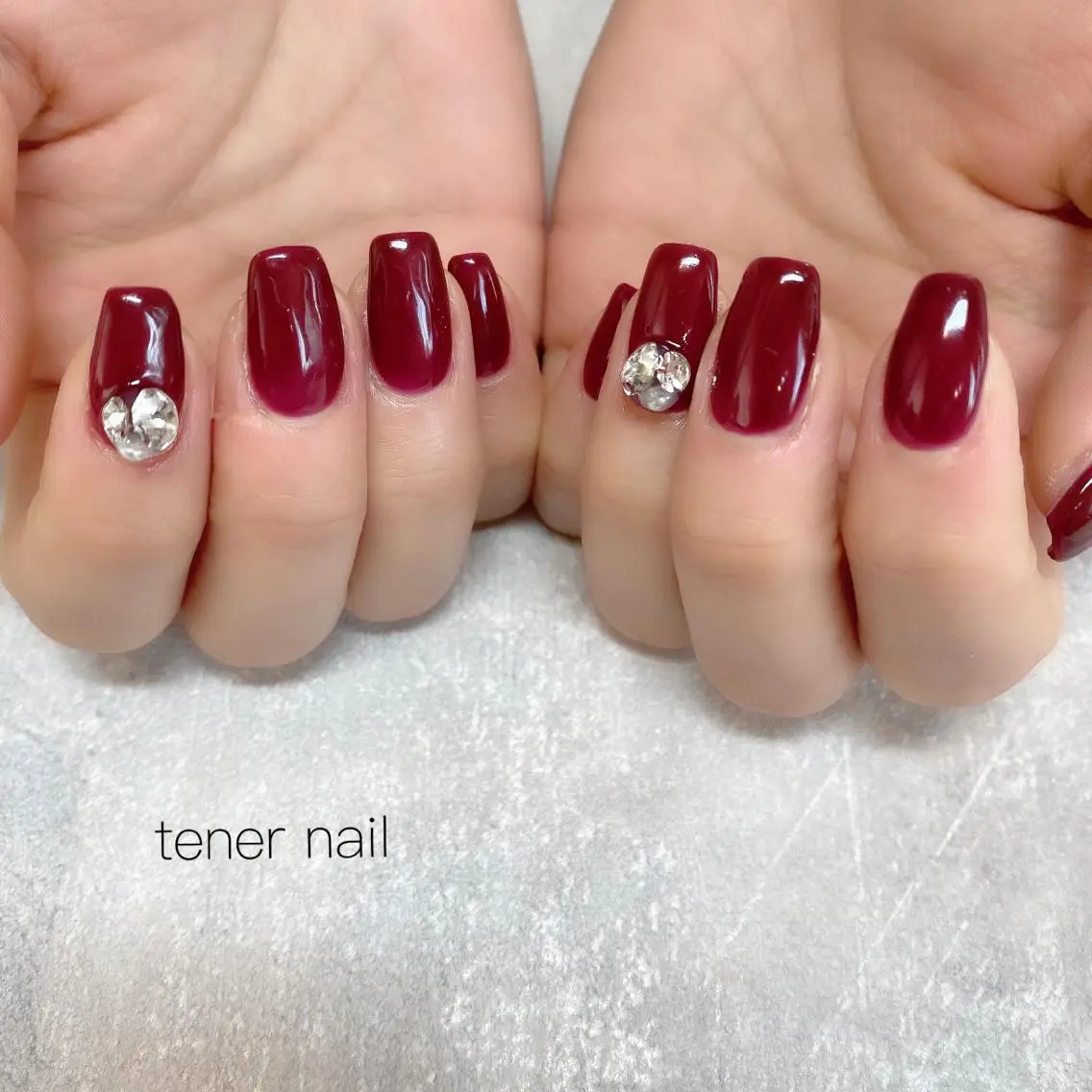 ネイル ワンカラーネイル テネルネイル tener nailのネイルデザイン